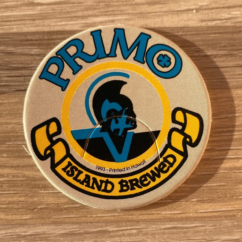 Primo beer Hawaiian 90s pogs milk caps vintage Nostalgia